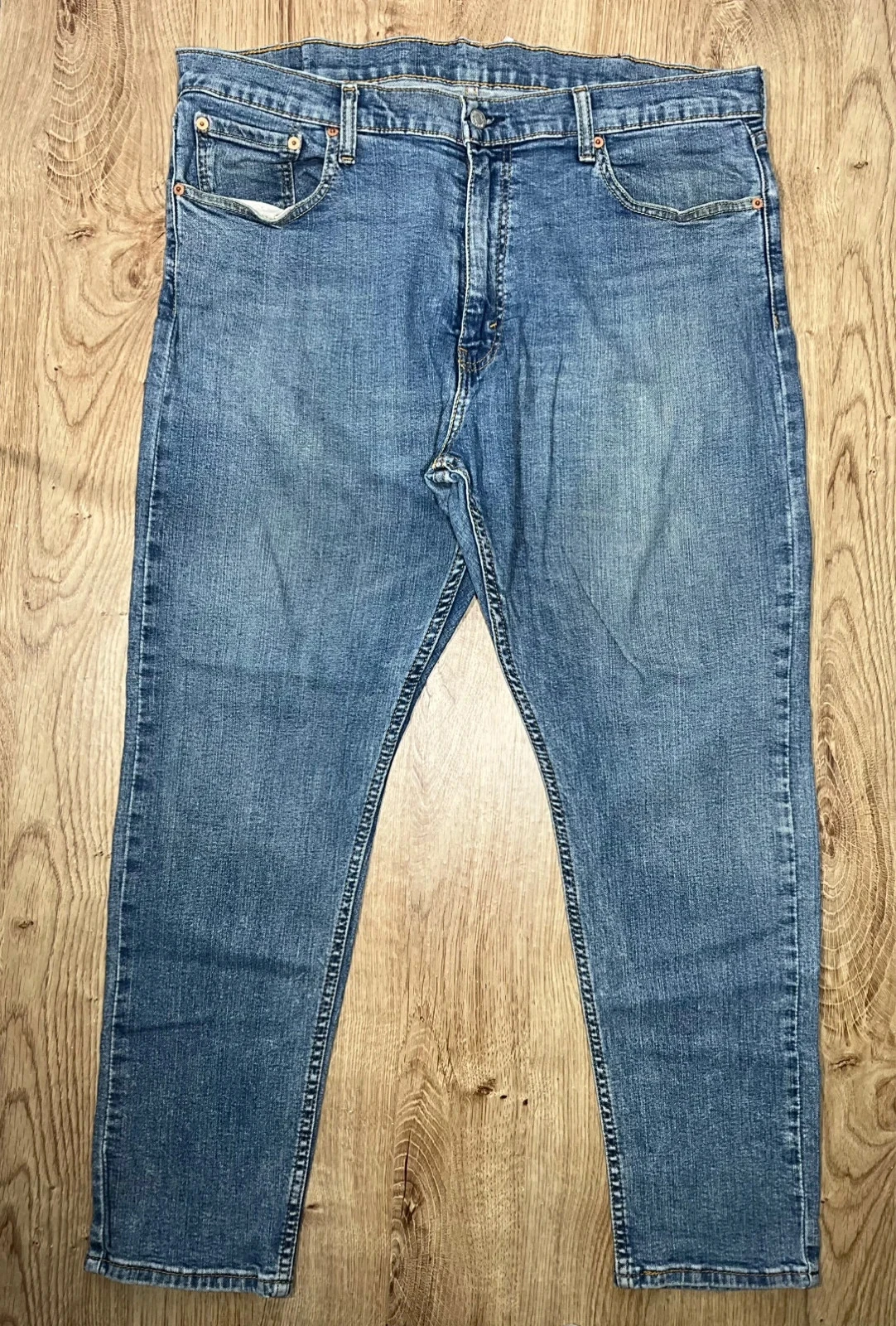 Jean Levi’s Homme Straight W38 L30 Vintage 99% Coton Bleu  Lvh 224 – photo 2